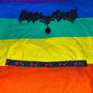 Goth choker set